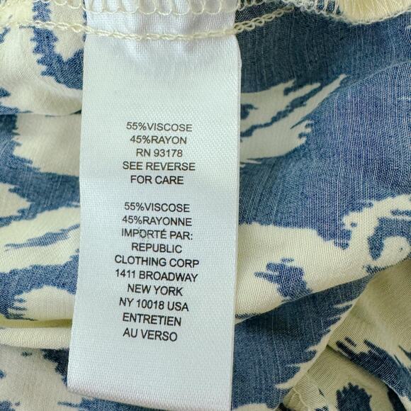 T Tahari Ikat Damask Printed Pull On Crop Wide Leg Pants Black Cream Size 2X NWT - Picture 8 of 10